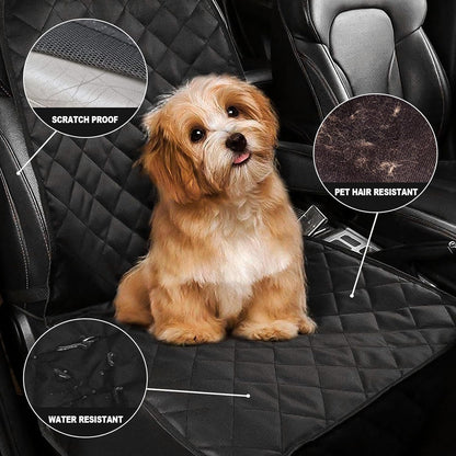 Premium Waterproof Dog Seat Covers for Cars, Trucks & SUVs - Heavy Duty, Nonslip Hammock Style, 2 Pack - Protect Your Vehicle in Style!