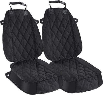 Premium Waterproof Dog Seat Covers for Cars, Trucks & SUVs - Heavy Duty, Nonslip Hammock Style, 2 Pack - Protect Your Vehicle in Style!