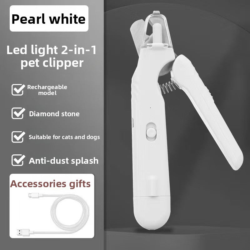 4-in-1 Electric Pet Grooming Kit – Quiet Trimmer, Clippers & Nail Grinder for Dogs & Cats